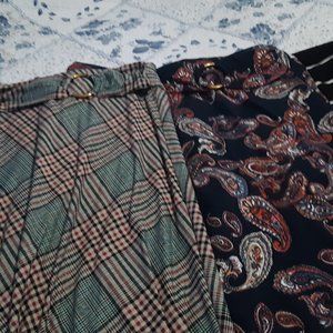 Three Maxi Skirts-2 Robert Louis/1 Thyme & Honey Size XL